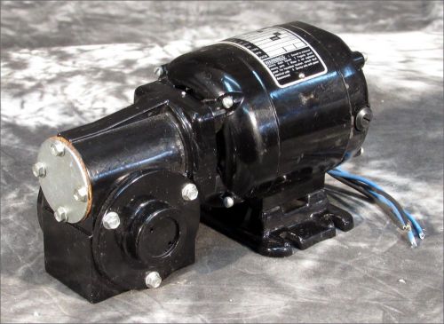 BODINE NSH-12RH GEARMOTOR / 115V DC, 1/50HP, 173RPM, 10:1