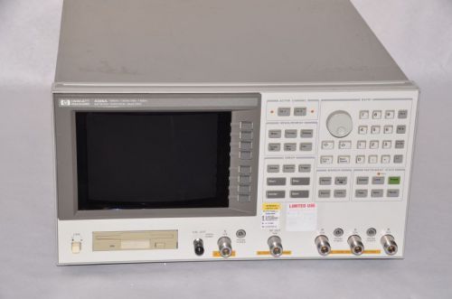 HP 4396A 100kHz-1.8GHz/2Hz-1.8GHz Network/Spectrum Analyzer w/Options 1D6 , 010