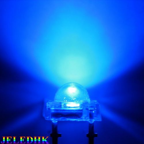 NEW 20pcs 5mm 5-Chips SuperBright Blue SuperFlux LED 100mA 38Kmcd DIY