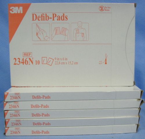 6 boxes/10ea 3m defib-pads #2346n for sale