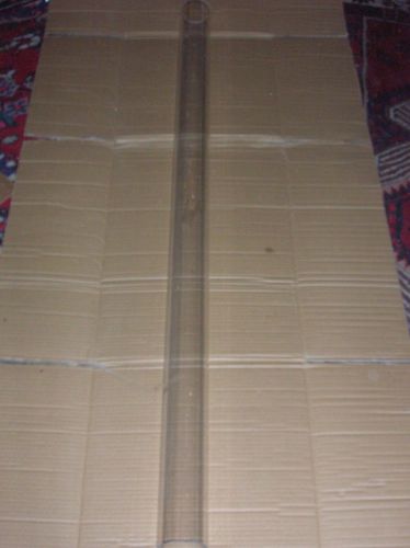 NEW PLEXIGLASS TUBE 3&#034; DIAMETER 53&#034; LONG 1/8&#034; THICK WALL