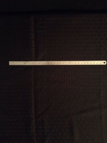 NEW MILLENNIUM Rustless Stainless Steel Machinists Ruler 12&#034;