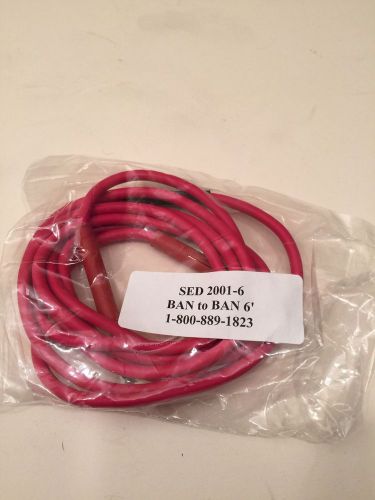 Southeast Datacom 2001-6 Bantam to Bantam 6ft RED  Test Cord