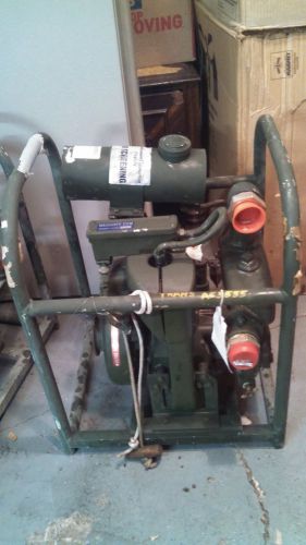 2 E.C SCHLEYER MILITARY WATER TRANSFER TRASH PUMP 65 GPM GAS ENGINE, 4M-SG-2000