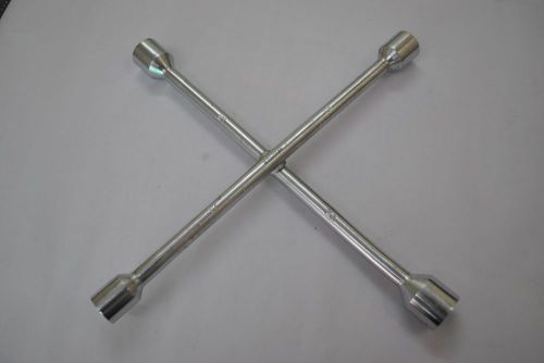 CROSS WHEEL SPANNER - CHROME PLATED - 17X19 - 21X23