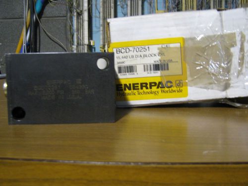 Enerpac bcd-70251 15,000 lb d/a block cylinder for sale
