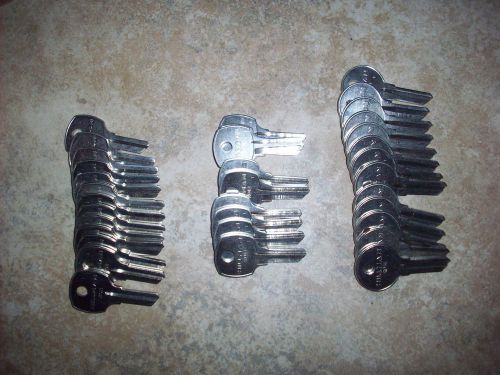 35- Piece Assortment Of RO- Keyblanks, For National Rockford Locks