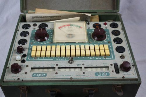 Vintage Jackson Tube Tester Model 648