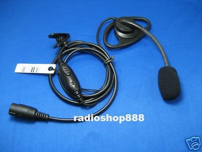 D Ring Ear Hanger Boom Mic for Kenwood Puxing  005k