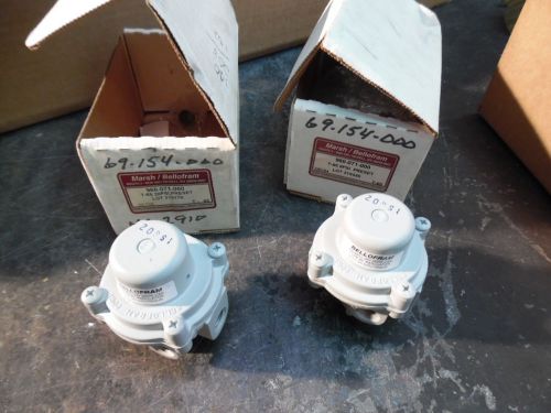 MARSH/BELLOFRAM TYPE 60 REGULATOR, 960-071-000, 10-6520 PSI PRESET, LOT OF 2,NEW