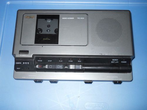 Sanyo BUNDLE Memo-Scriber TRC 8030 CASSETTE Transcriber