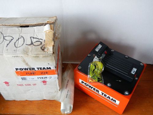 SPX POWER TEAM PA6M-2 HYDRAULIC PA6 SERIES AIR PUMP 2 1/2 GALLON RESERVOIR NEW