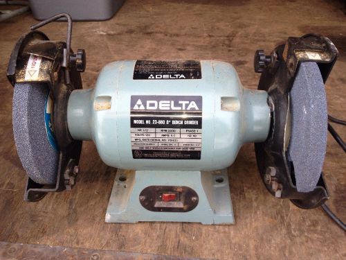 Delta 8&#034; Pedestal Grinder/Buffer 23-880