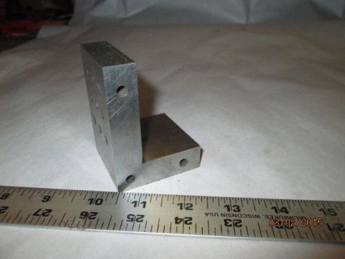 MACHINIST LATHE MILL Micro Ground Hardened Angle Plate Fixture Unimat Sherline