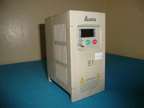 Delta S1 VFD007S21E 3PH 0-240V 4.2A 2.9KVA 1HP