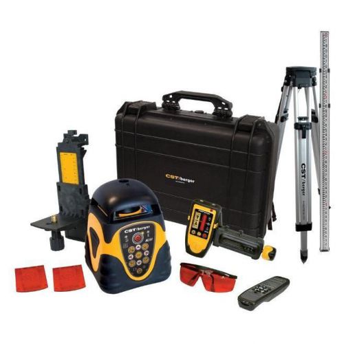 CST/Berger HZ/VT PKG Rotary Laser Level with Detector Tripod and Rod 57-ALHVPKG