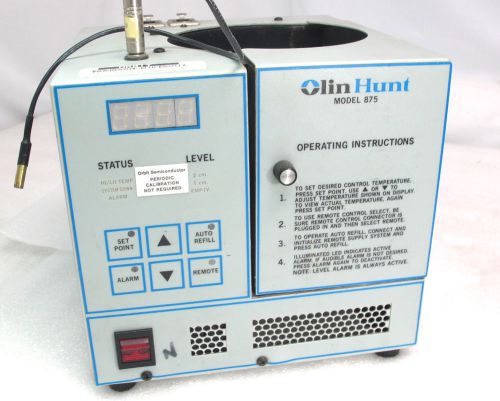 OLIN HUNT MODEL 875 TEMPERATURE CONTROLLER BUBBLER