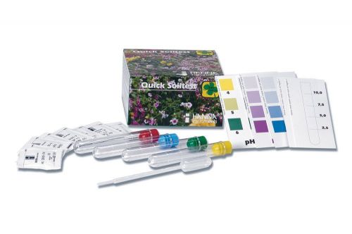 Hanna Instruments HI3895 Agriculture test kit, 10 pH, N, P &amp; K tests