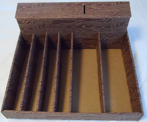 Wood Grain Honor Snack Boxes 1 ea Great Office Income Business