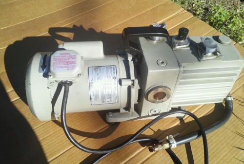 Lebold Trivac D4A Vacuum Pump with 1/3 HP GE motor 60 day warranty
