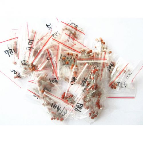 300pcs 30 values 2pf-0.1uf ceramic capacitor assorted kit assortment set for sale