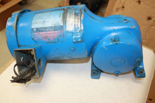 US ELECTRIC MODEL 1/2HP MOTOR + SYNCROGEAR MODULE 39:1 RATIO