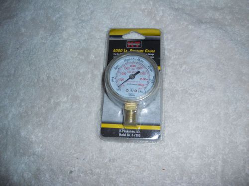 4000 pound gage for use with high pressure  gas regulator for sale