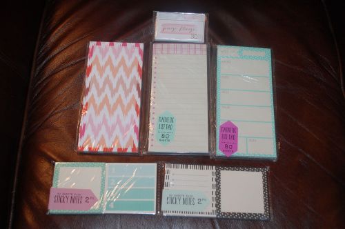 Target page flags WatercolorNewPLUS 5 sticky notes and list pads!  L@@K!