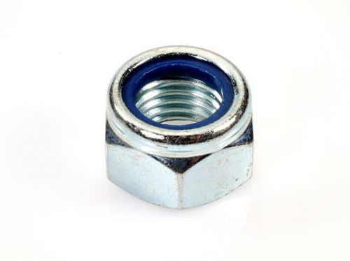 Qty 50 m8 stainless steel 304 a2 hex nyloc nut 8mm nylon insert lock nuts for sale