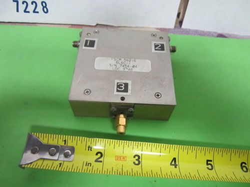 FSCM 56216 6L6C-1 CIRCULATOR ?? AS IS FREQUENCY RF MICROWAVE BIN#ZP-2