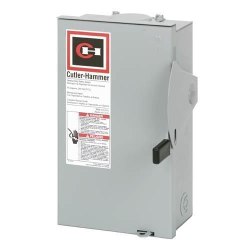 DG221NRB  EATON CUTLER HAMMER 30 AMP 240 VOLT RAIN TIGHT