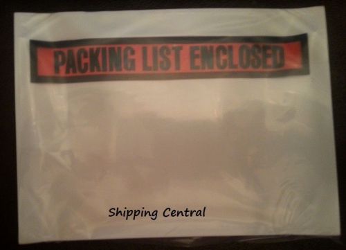 7.5&#034;x5.5&#034; packing list enclosed shipping invoice receipt envelopes pouches 25 ct for sale