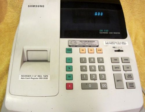 SAMSUNG CASH REGISTER ER-150 ELECTRIC