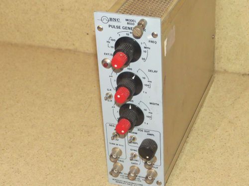 BERKELEY NUCLEONICS CORP BNC PULSE GENERATOR MODEL 8010 PLUG IN