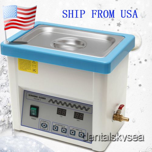 Dental Digital Ultrasonic Sonic Cleaner Cleaning Handpiece Jewelry Tattoo 4.5L