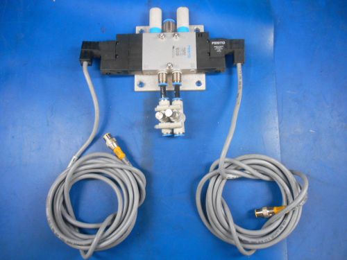 Festo CPE18-M1H-5/3G-1/4 A102 W/ Turck Adapters