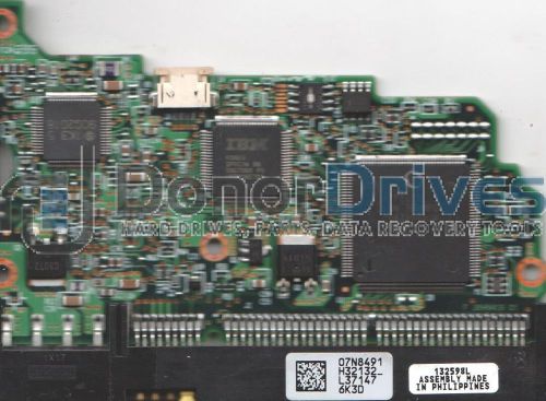 IC35L040AVVA07-0, 07N8491 H32132_, 07N8130, H32657, IBM IDE 3.5 PCB + Service