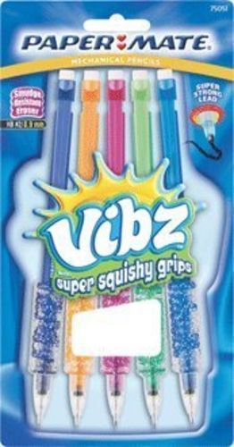 Paper Mate Vibz Mechanical Pencil Asst .9mm 5 Pk 75051 Pack Of 6