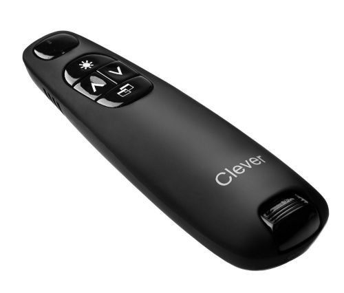 Clever Wireless Presenter C748 ( Built-In Laser Pointer - 50 Foot Range )