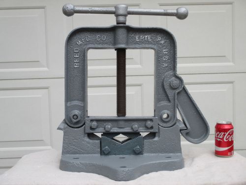 Reed mfg # 85 bench yoke pipe vise 1 - 9 inch threading plumbing for sale