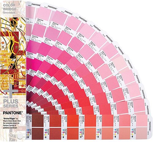 Pantone Plus Series COLOR BRIDGE® Uncoated GG5104 PMS 1755 Solid Colors NEW