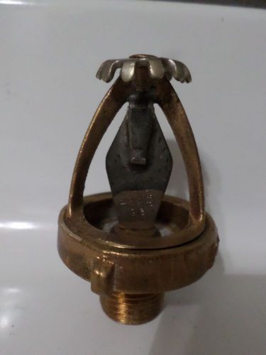 Vintage 1916 grinnell fire sprinkler patented 1889 brass antique for sale