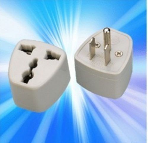 AU/EU/UK Universal Adapter to USA CANADA AC Power Plug Travel 3 pin Converter