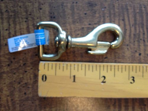 swivel snaps, bolt snap, 3/4 x 3, solid bronze,for strap, SWL 165, lot of 50,