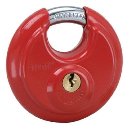 Packrite Defense Stainless Steel Disc Padlock SS-5270 Red