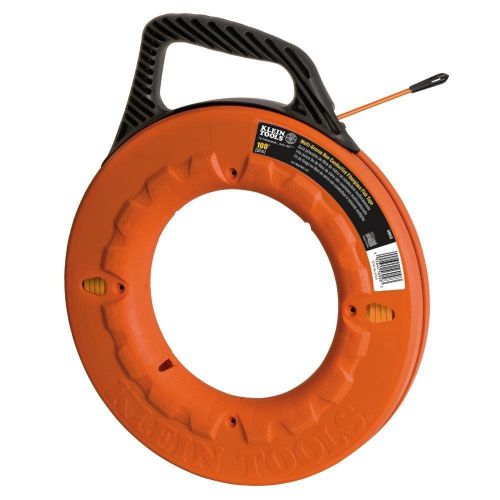 Klein tools 100&#039; multi-groove non-conductive fiberglass fish tape for sale