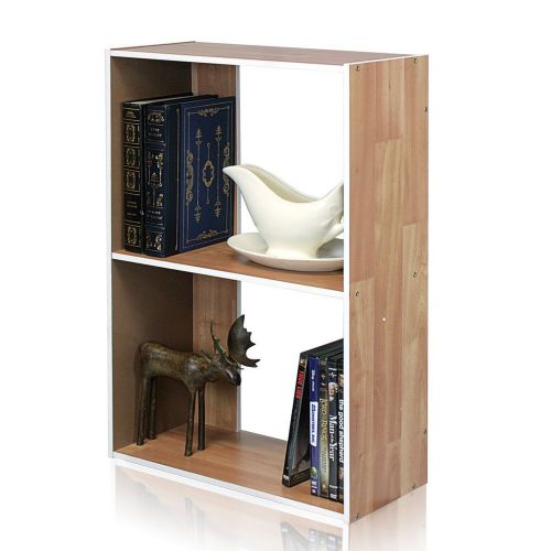 Shelf Cube Storage System Easy Assembly 2 Tier Storage Shelf Cherry For Any Room