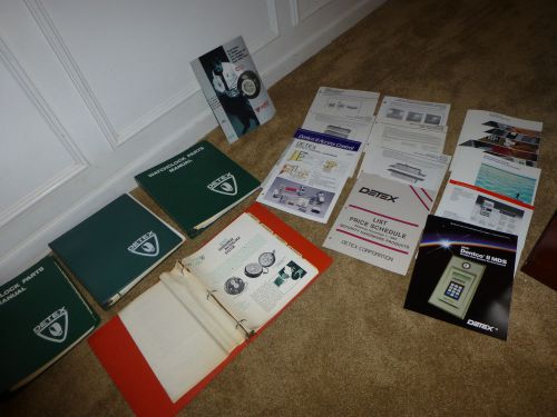 Vintage detex sales catalogs booklets watchman&#039;s gaurd card readers for sale