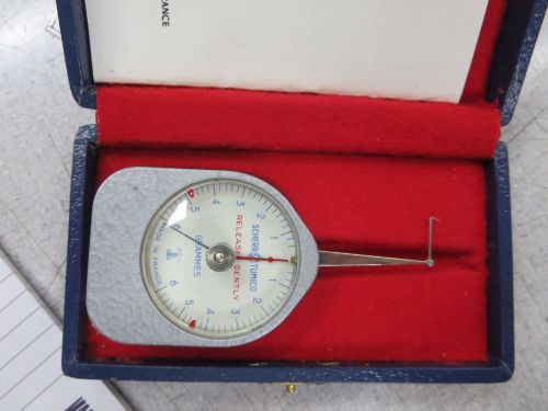 Scherr Tumico Grammes Grams Dynamometer