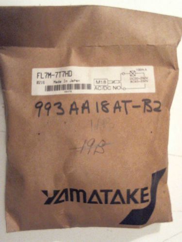 NEW YAMATAKE PROXIMITY SWITCH INDUCTIVE 2WIRE 20-250VDC FL7M-7T7HD NOS